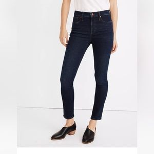 Madewell 28P 9” Midrise Skinny in Orland Wash